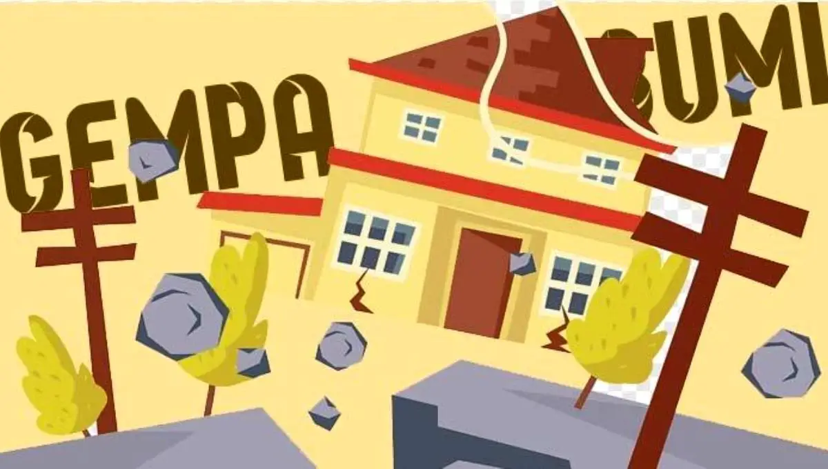 Ilustrasi gempa